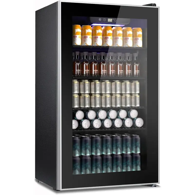 COWSAR Mini Nevera para Bebidas de 91 L con puerta de cristal — imagen 1
