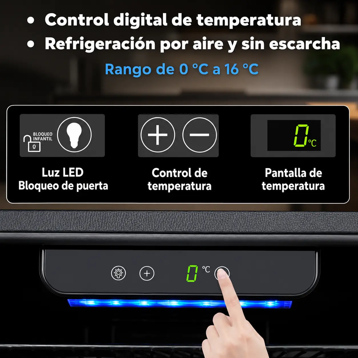 COWSAR Mini Nevera para Bebidas de 91 L con estantes ajustables — imagen 4